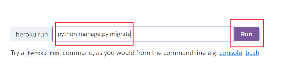 run migrate